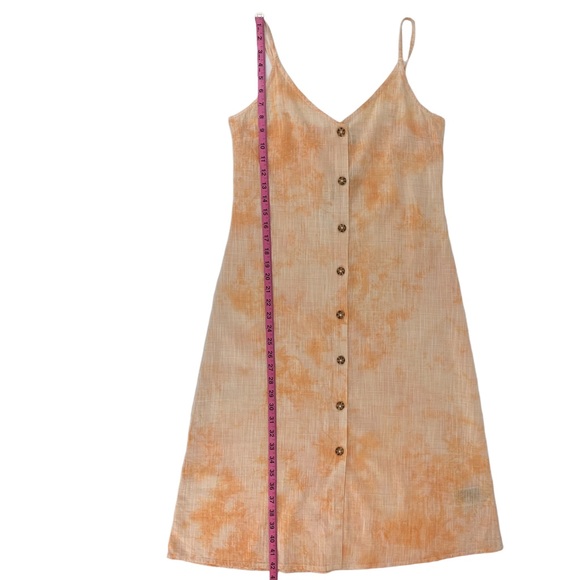 Roxy NWT Apricot Ice Wild Ties Midi Slip Dress, Small - Picture 14 of 16